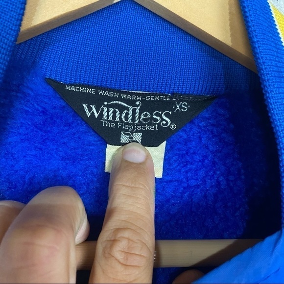 Vintage United States Air Forces third Air Force Europe blue yellow jacket - Picture 9 of 10